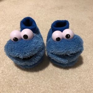 Cookie Monster Toddler Slippers